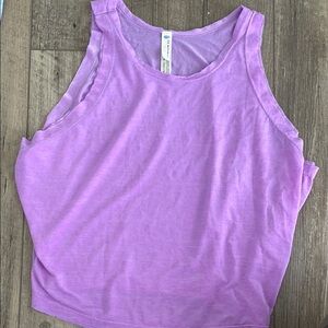 Free People Purple Sleeveless Tank Top